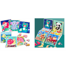 Вкладиш C 60393 (200) дерев’яні, ручка-тримач, в пакеті, ВИДАЄТЬСЯ ТІЛЬКИ МІКС ВИДІВ