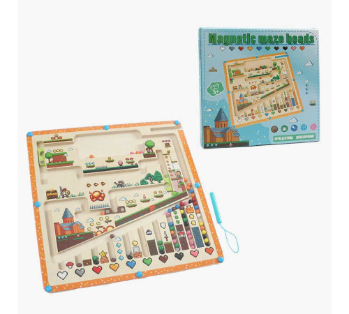 Дерев'яна магнітна гра C 74276 (36) стилус, сортер, кольори, в коробці – в наличии! Купите сейчас у KAZKOVA