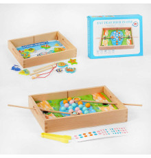 Логічна гра С 57642 (24) 2в1, магнітна риболовля, сортер, в коробці