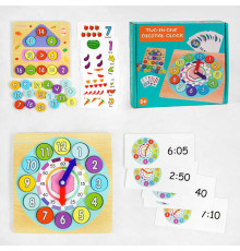 Годинник логічний C 60415 (60) картки, числа, в коробці