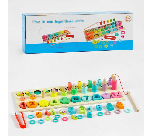 Логічна дерев’яна дошка C 61714 (28) магнітна риболовля, математичний, геометричний сортер, сортер за кольорами, пірамідки, в коробці – в наличии! Купите сейчас у KAZKOVA