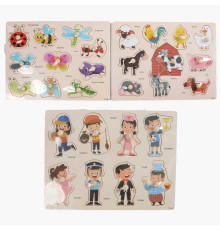 Вкладиші C 74281 (100) дерев`яні, у плівці, ВИДАЄТЬСЯ МІКС ВИДІВ