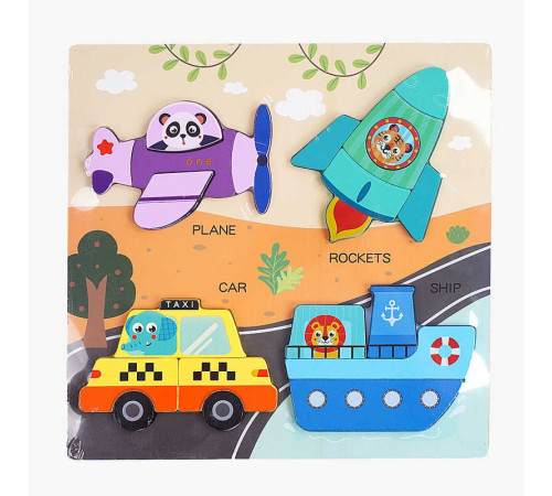 Пазли-вкладиші C 64014 (60) дерев'яні, 4 фігурки, підписи англійською мовою, в плівці – в наличии! Купите сейчас у KAZKOVA Пазли-вкладиші C 64014 (60) дерев'яні, 4 фігурки, підписи англійською мовою, в плівці – в наличии! Купите сейчас у KAZKOVA