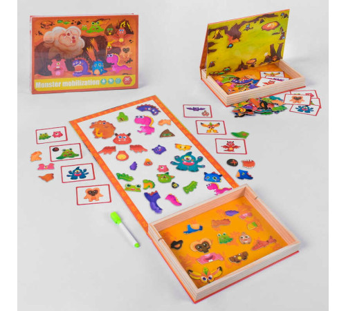 Дерев'яна магнітна дошка B 33488 (32) маркер, в коробці – в наличии! Купите сейчас у KAZKOVA