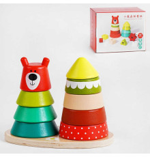 Пірамідка дерев`яна C 54571 (24) у коробці