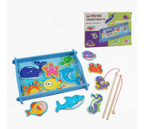 Магнітна риболовля 28538 (40) "WToys", дерев'яна, 2 вудочки, рибки, в коробці – в наличии! Купите сейчас у KAZKOVA Магнітна риболовля 28538 (40) "WToys", дерев'яна, 2 вудочки, рибки, в коробці – в наличии! Купите сейчас у KAZKOVA