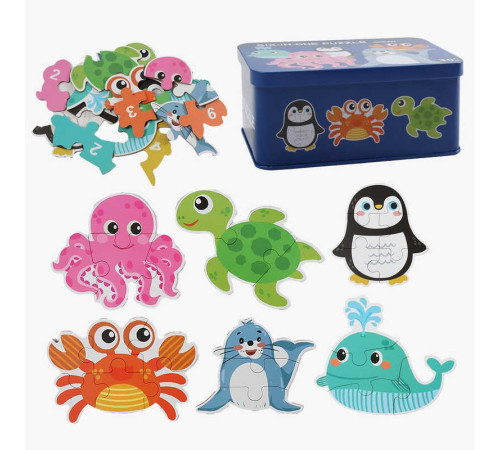 Пазли C 73878 (60) дерев`яні, 6 пазлів, пронумеровані, в боксі – в наличии! Купите сейчас у KAZKOVA