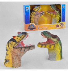Голова динозавра X 396 (12) на батарейках, 2 голови зі звуковим ефектом, в коробці
