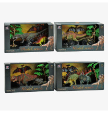 Набір динозаврів Q 9899 V4 (24/2) 4 види, 4 елемента, в коробці, ВИДАЄТЬСЯ ТІЛЬКИ МІКС ВИДІВ