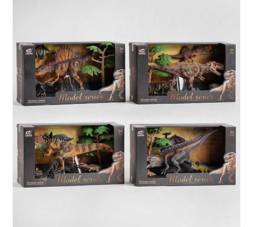 Набір динозаврів Q 9899 V 6 (24/2) 4 види, 5 елементів, 3 динозаври, 2 аксесуари, в коробці – в наличии! Купите сейчас у KAZKOVA