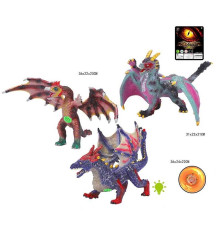 Дракон 7090 (51) 3 види, висота 22 см, звук, в пакеті, ВИДАЄТЬСЯ ТІЛЬКИ МІКС ВИДІВ