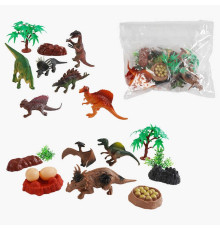Набір динозаврів S 999-8 (48/2) 2 види, фігурки, аксесуари, У ПАКЕТІ