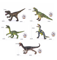 Динозавр JQ-K22-1/7/11/13/23 (48/2) розмір: 56х24х25см, звуки тварин, на батарейках, в пакеті