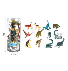 Набір тварин E 051-1 (90) “Світ динозаврів”, 12 елементів, в тубі