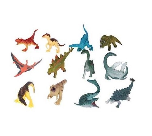 Набір тварин E 051-1 (90) “Світ динозаврів”, 12 елементів, у пакеті