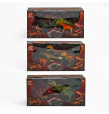 Набір динозаврів Q 9899-224 (12/2) 3 види, 7 елементів, 4 динозаври, 3 аксесуари, в коробці