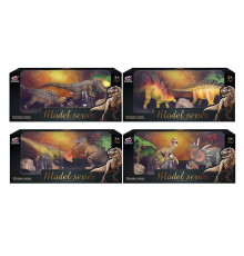 Набір динозаврів Q 9899 M 3 (48/2) 4 види, 4 елементи, 2 динозавра, 2 аксесуари, в коробці