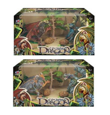 Набір драконів Q 9899-402 (12/2) 2 види, 5 елементів, 2 дракони, в коробці