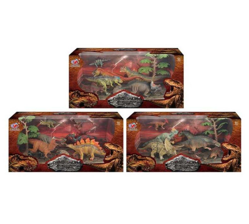 Набір динозаврів Q 9899-225 (12/2) 3 види, 8 елементів, в коробці – в наличии! Купите сейчас у KAZKOVA