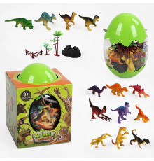 Набір динозаврів 000-043 D (36/2) дерева, гора, паркан, у боксі, в коробці