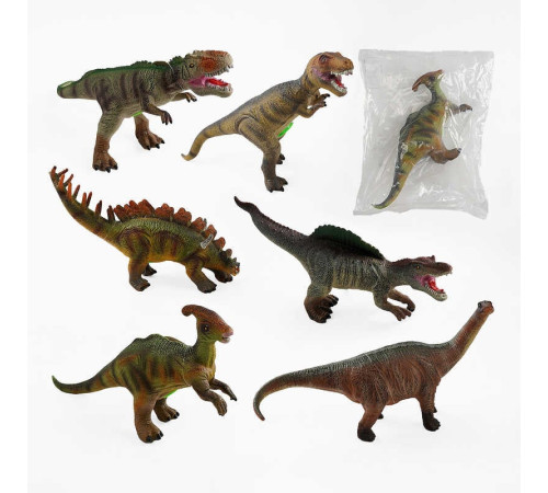 Динозавр QK15-1/2/3/4/5/6 (72/2) розмір: 39х11х17см, звуки тварини, на батарейках, в пакеті, ВИДАЄТЬСЯ ТІЛЬКИ МІКС ВИДІВ – в наличии! Купите сейчас у KAZKOVA