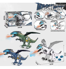 Дракон Y 333-87 (30) 3 кольори, несе яйця, парогенерація, підсвічування, ходить, звуки, в коробці, ВИДАЄТЬСЯ ТІЛЬКИ МІКС ВИДІВ