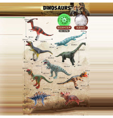 Динозавр P 577-47 (108) звуки, на батарейках, в пакеті, ВИДАЄТЬСЯ ТІЛЬКИ МІКС ВИДІВ