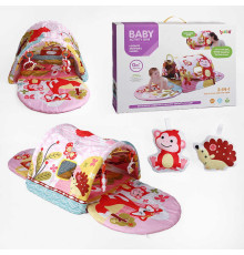 Килимок BBL 678 (12) розкладний, тунель, м’які брязкальця, в коробці