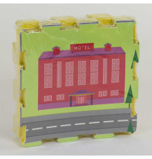 Килимок-пазл EVA З 36630 Місто (20) 9 шт в упаковці, 30х30 см