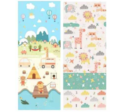 Килимок ігровий (ТЕРМО) 2-х сторонній EVA С-87691 (20) 180х120х0.8см, в сумці – в наличии! Купите сейчас у KAZKOVA