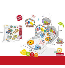 Килимок 368-82 R (24) піаніно, мелодії, підсвічування, 5 підвісок, брязкальця, в коробці