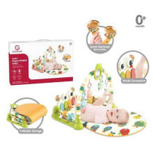 Розвивальний килимок YL 603 A (12) "Краб", піаніно, підсвічування, звуки, мелодіїї, з'ємні клешні-брязкальця, захисні бортики, в коробці