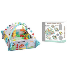 Килимок 668-34 (8) брязкальця, набір пластикових кульок, у коробці