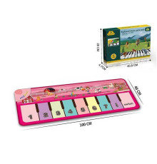 Музичний килимок MTK 026 (36/2) 100 х 3 х 40 см, на батарейках, піаніно, звуки тварин, музика, в коробці