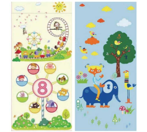 Килимок ігровий (ТЕРМО) 2-х сторонній EVA В-82115 (20) 180х150х0.8см, в сумці – в наличии! Купите сейчас у KAZKOVA