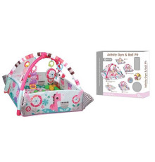 Килимок 668-35 (8) брязкальця, набір пластикових кульок, у коробці