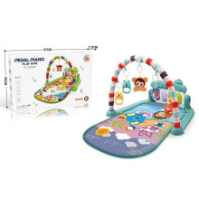 Килимок 116-33 (20) звук, підсвічування, піаніно, 5 підвісок, ростомір, в коробці