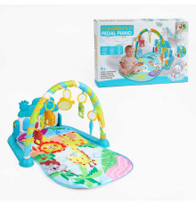 Килимок 518 A25 (20) звук, підсвічування, піаніно, 5 підвісок, ростомір, в коробці