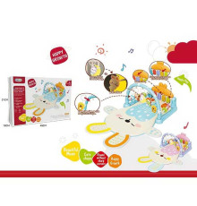 Килимок 368-31 (16) 2 кольори, 5 підвісок, на батарейках, підсвічування, мелодії, зміна режимів, піаніно, регулювання гучності, в коробці