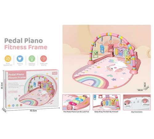 Килимок 8802 (24) звук, мелодії, підсвічування, піаніно, брязкальця, ростомір, в коробці – в наличии! Купите сейчас у KAZKOVA