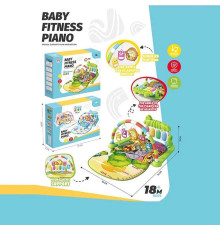 Килимок 1688-61 (30) піаніно, мелодії, підсвічування, 4 брязкальця, в коробці