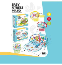 Килимок 1688-63 (30) піаніно, мелодії, підсвічування, 4 брязкальця, в коробці