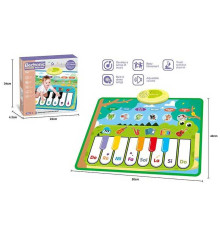 Музичний килимок MTK 035-4 A (72/2) 50 х 3 х 40 см, на батарейках, музичні інструменти, звуки тварин, запис, режим пам'яті, музика, в коробці