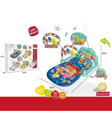 Килимок 368-82 L (24) піаніно, мелодії, підсвічування, 5 підвісок, брязкальця, в коробці