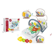 Килимок 368-9 G (24) піаніно, мелодії, підсвічування, 5 підвісок, брязкальця, в коробці