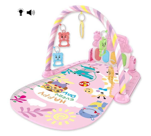 Килимок 518 A31 (20) звук, підсвічування, піаніно, 5 підвісок, ростомір, в коробці – в наличии! Купите сейчас у KAZKOVA