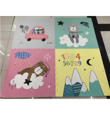 Килимок-пазл C 73904 (12) 4 елементи, 1 елемент 60х60 см, у плівці