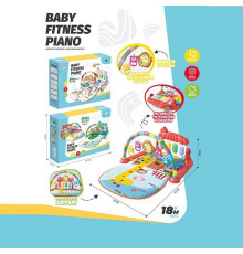 Килимок 1688-65 (30) піаніно, мелодії, підсвічування, 4 брязкальця, в коробці