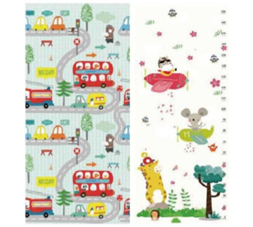 Килимок ігровий (ТЕРМО) 2-х сторонній EVA D-50346 (20) 180х200х0.8см, в сумці – в наличии! Купите сейчас у KAZKOVA