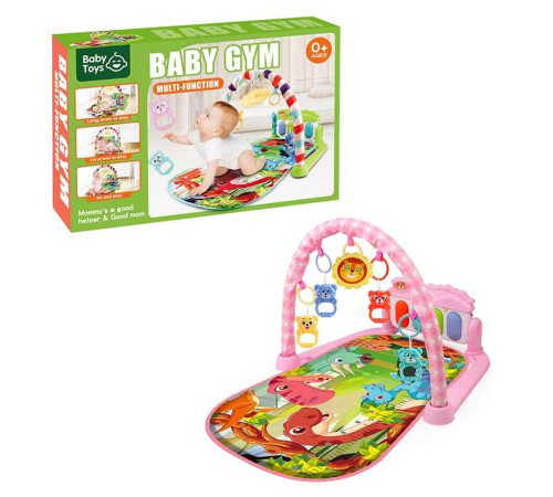 Килимок 226-16 Штрих = 50198 (24) мелодії, підсвічування, брязкальця, у коробці